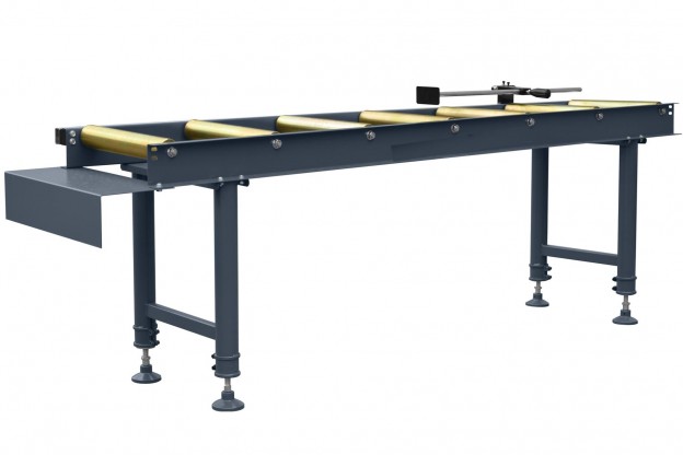 2 Metre Saw Roller table complete with length Stop